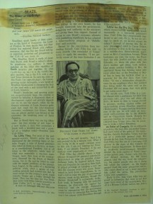 Recorte de Jornal encontrado no CHP - Brasil na década de 1950