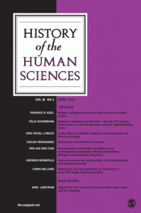 History of the Human Sciences