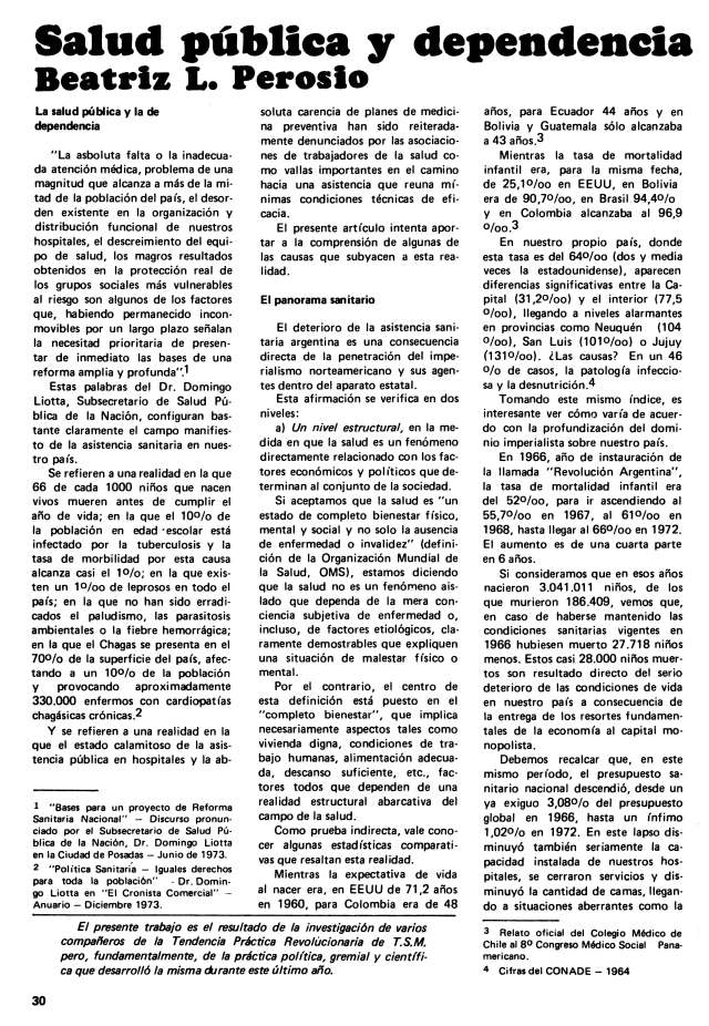 Perosio primera pagina de texto en Los Libros